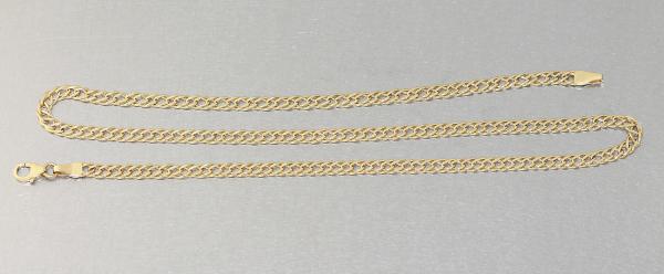 Kette Gold 333 Halskette funkelnd geschliffen Kette Karabiner 8 Kt Gold  50 cm 
